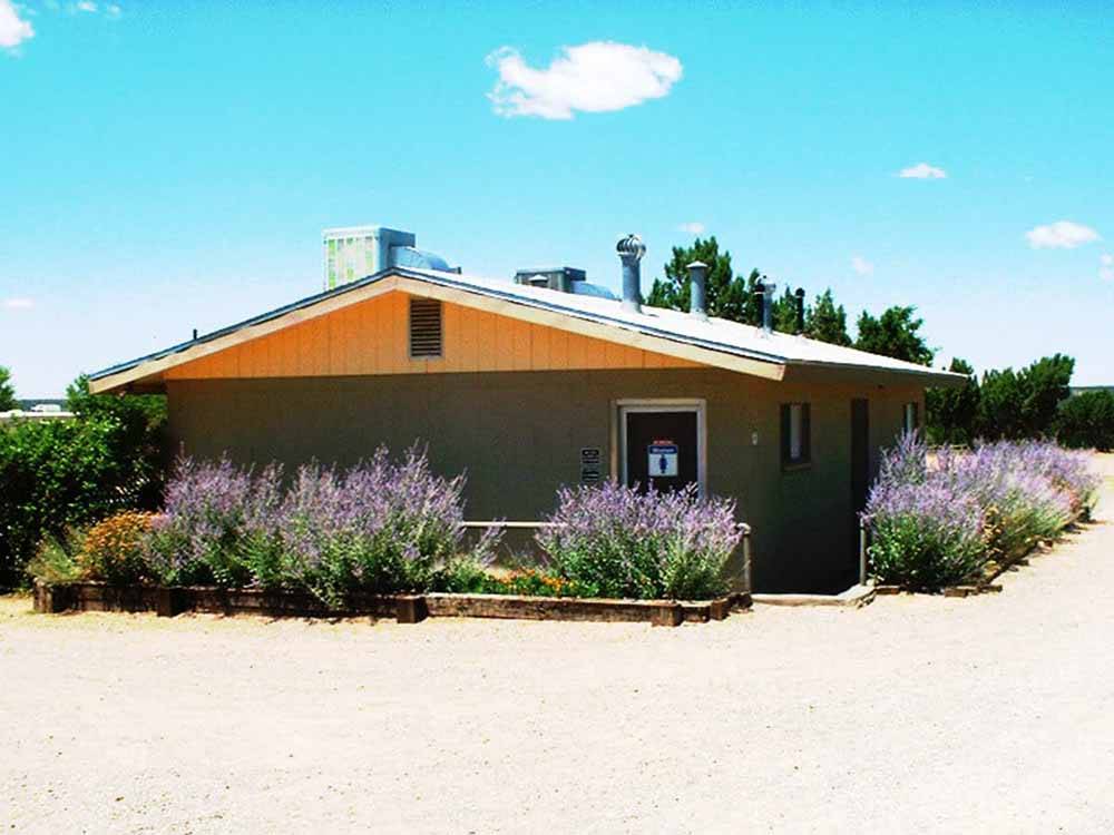 Exterior view of bathrooms at SANTA ROSA CAMPGROUND