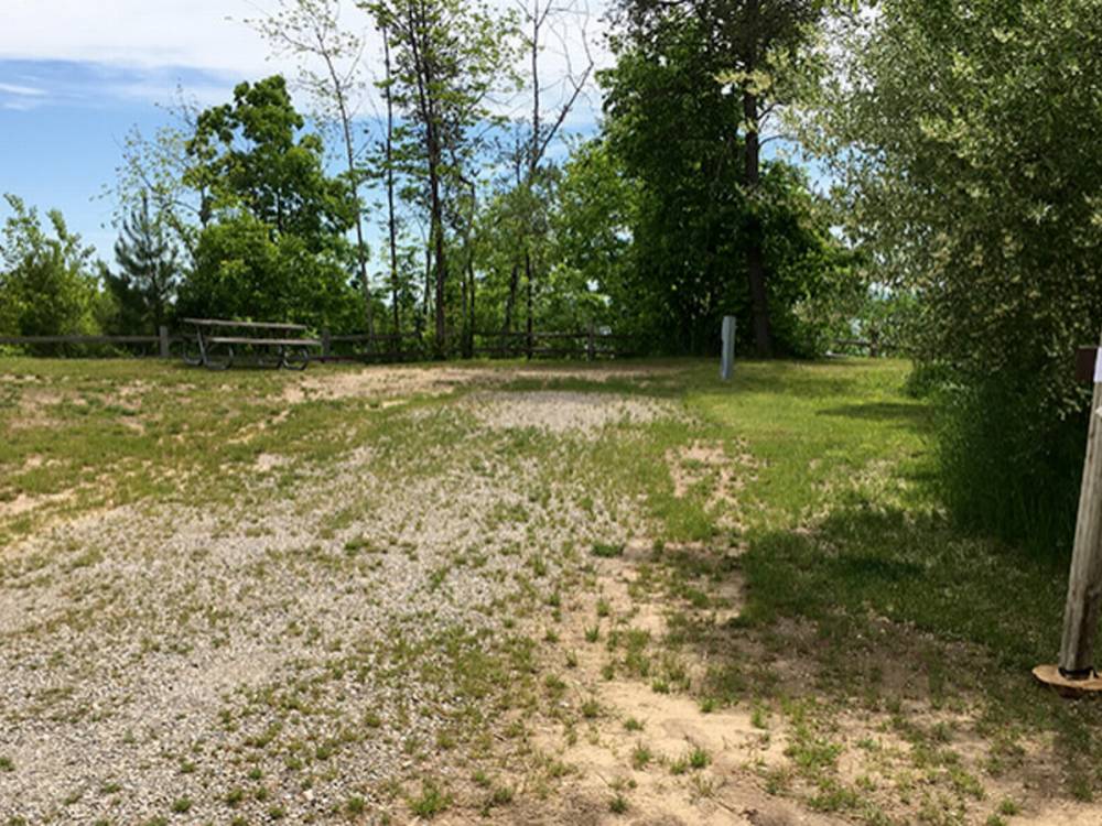 Dirt-Grassy sites Whitewater Township Park