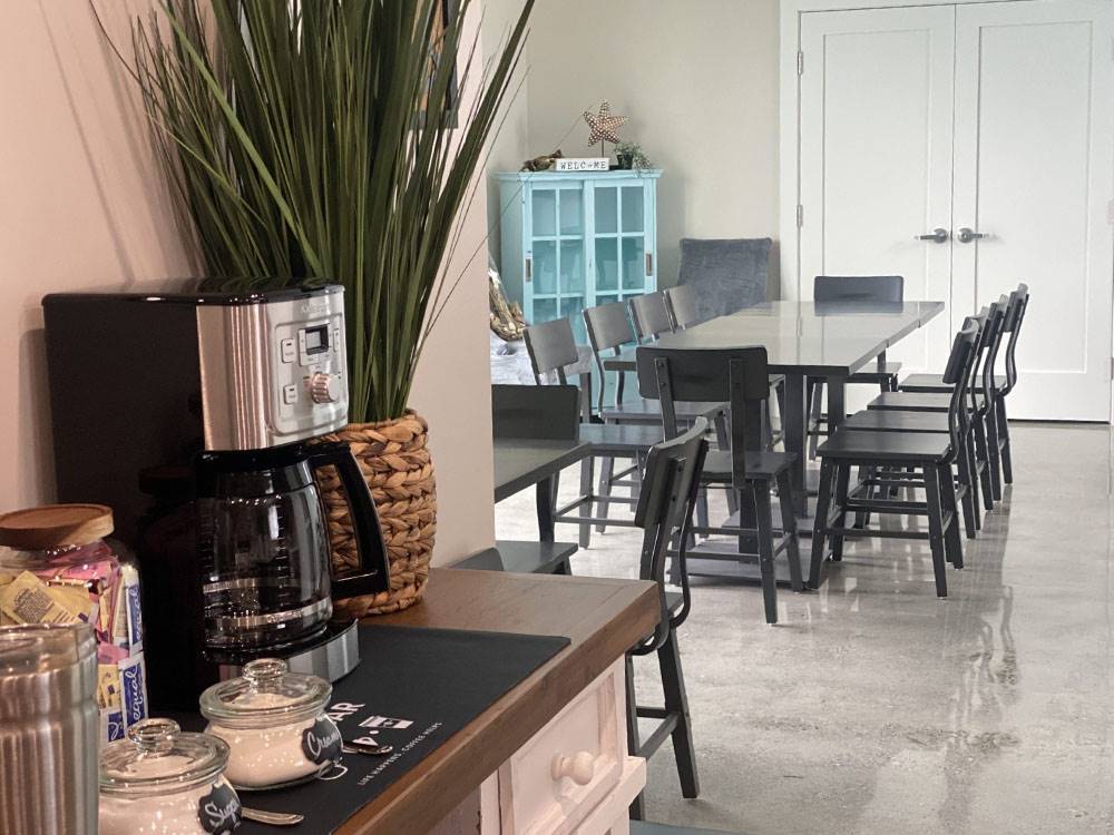The coffee bar