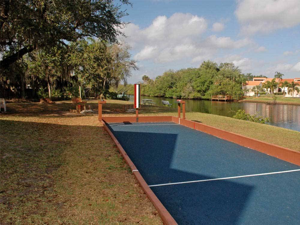 Waterfront Bocce Ball court  at ENCORE GULF VIEW