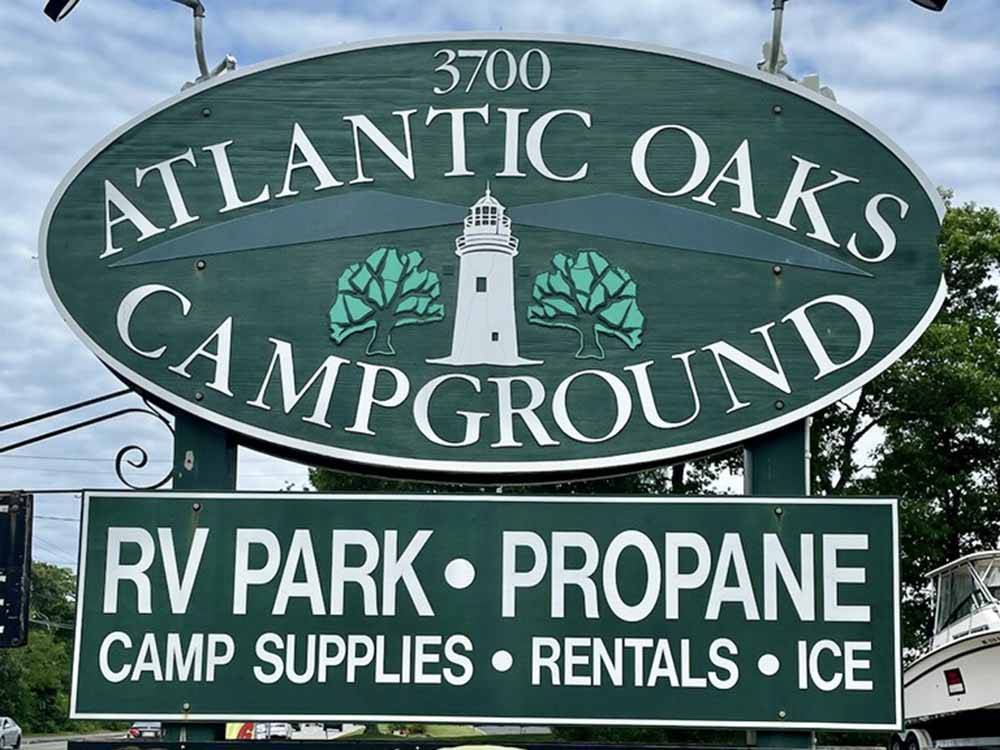 The front entrance sign at ATLANTIC OAKS