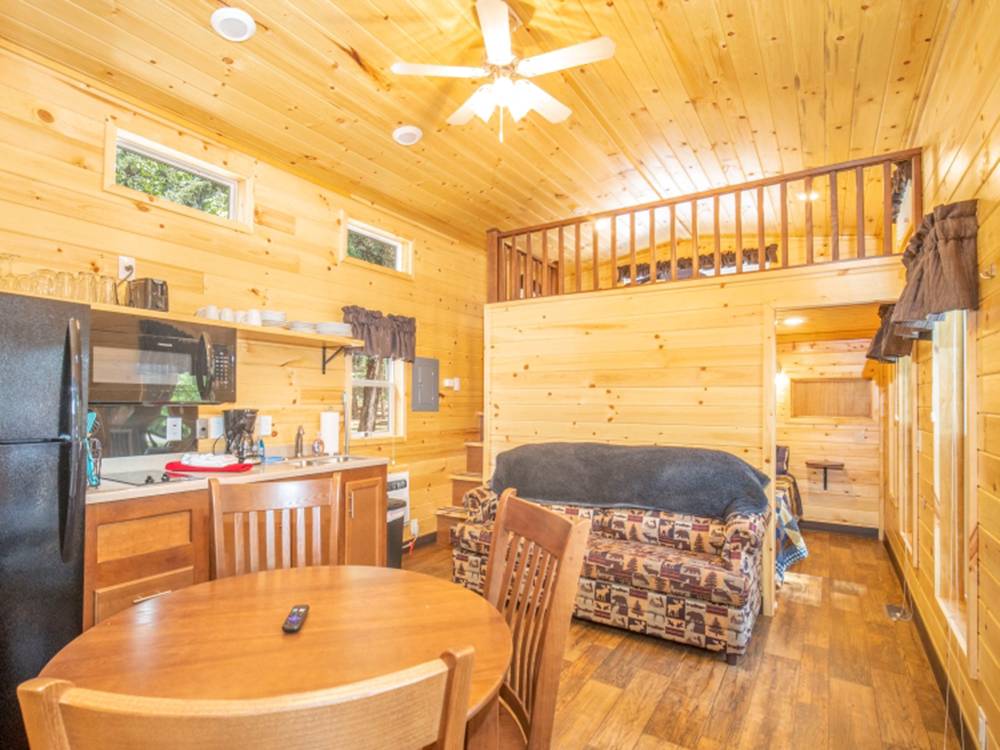 Interior of a cabin