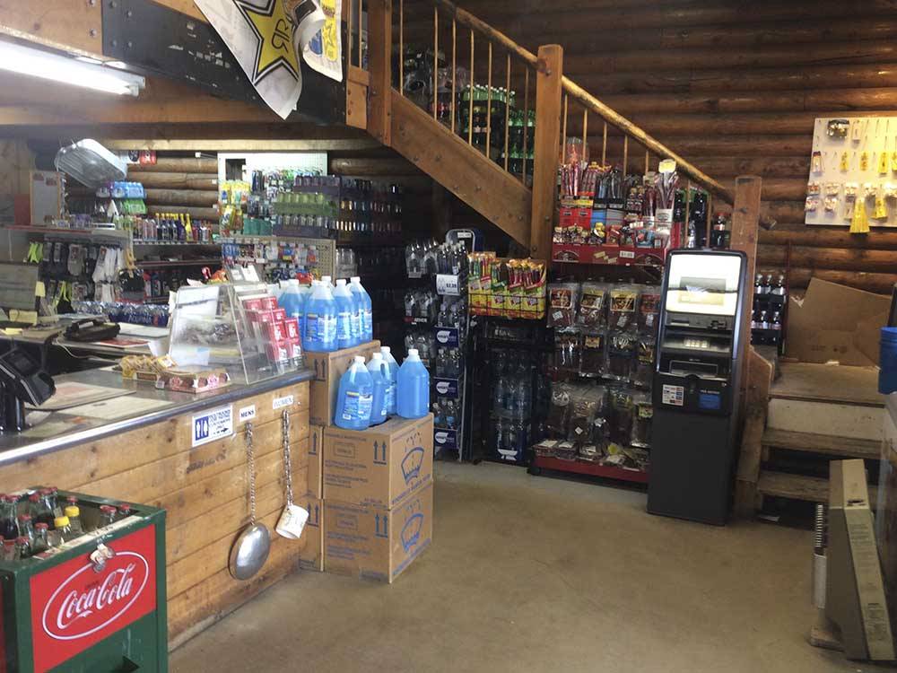 Inside of the general store at HOLIDAY HILLS RV PARK