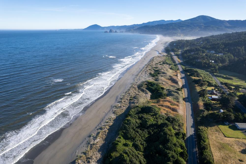 Area view of ocean at Honey Bear By the Sea RV Resort