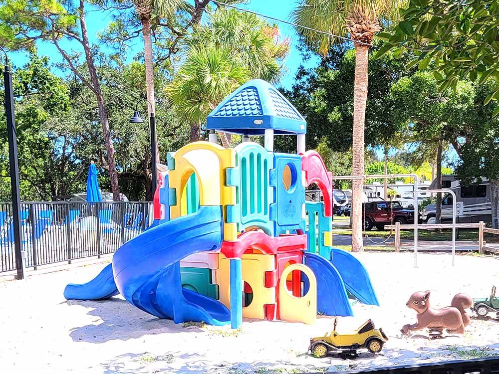 The playground equipment at VERO BEACH KAMP