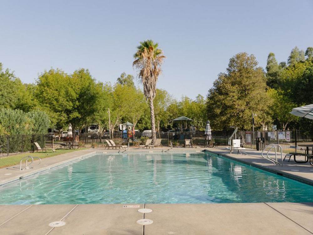 A view of the pool