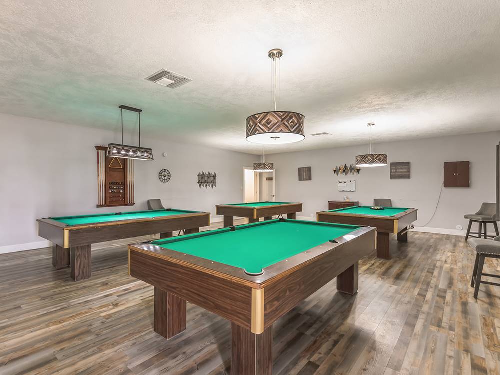 Billiard room