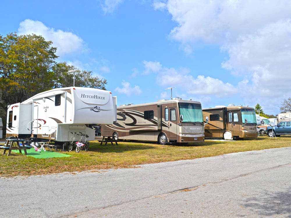 Trailers and RVs camping at ENCORE TERRA CEIA