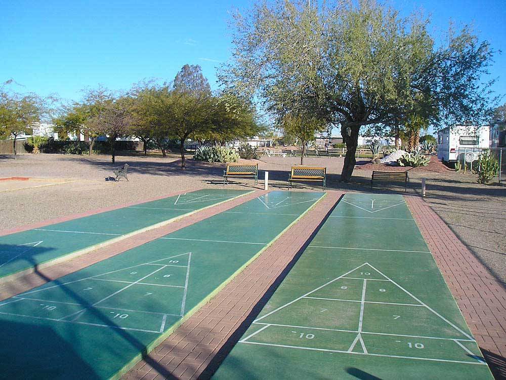 Shuffleboard courts at ENCORE FOOTHILLS WEST