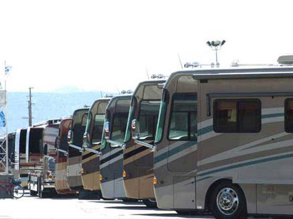RVs camping at ANTELOPE VALLEY FAIRGROUNDS RV PARK