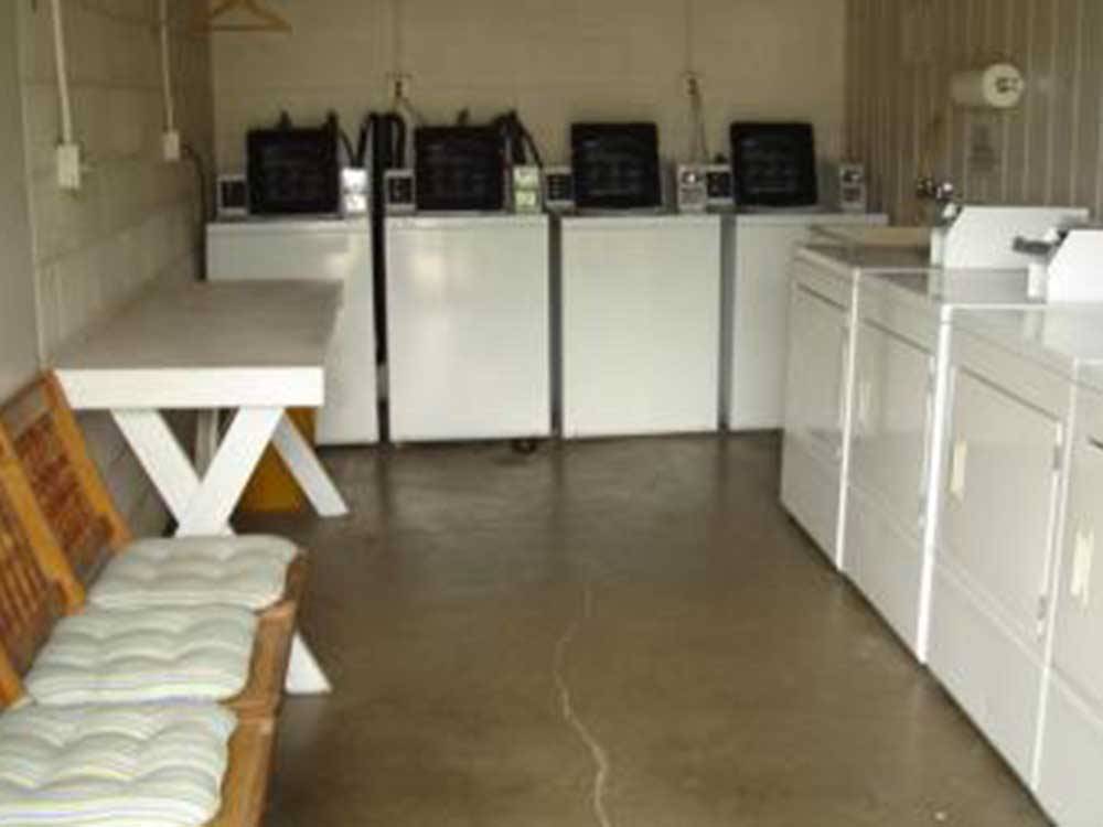 Laundry facilities for guests at WOAHINK LAKE RV RESORT