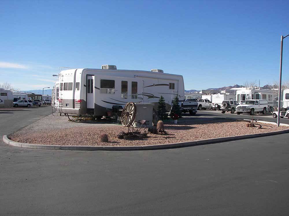 Trailers and RVs camping at CANYON TRAIL RV PARK