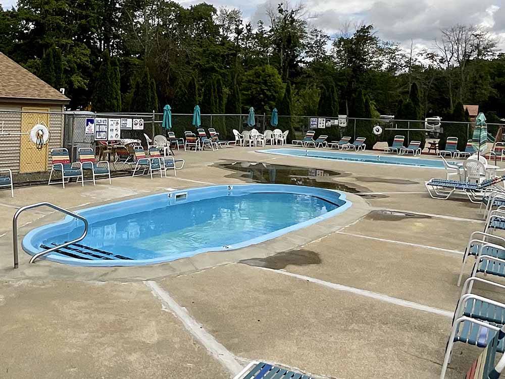 The swimming pool area at BLACK BEAR CAMPGROUND