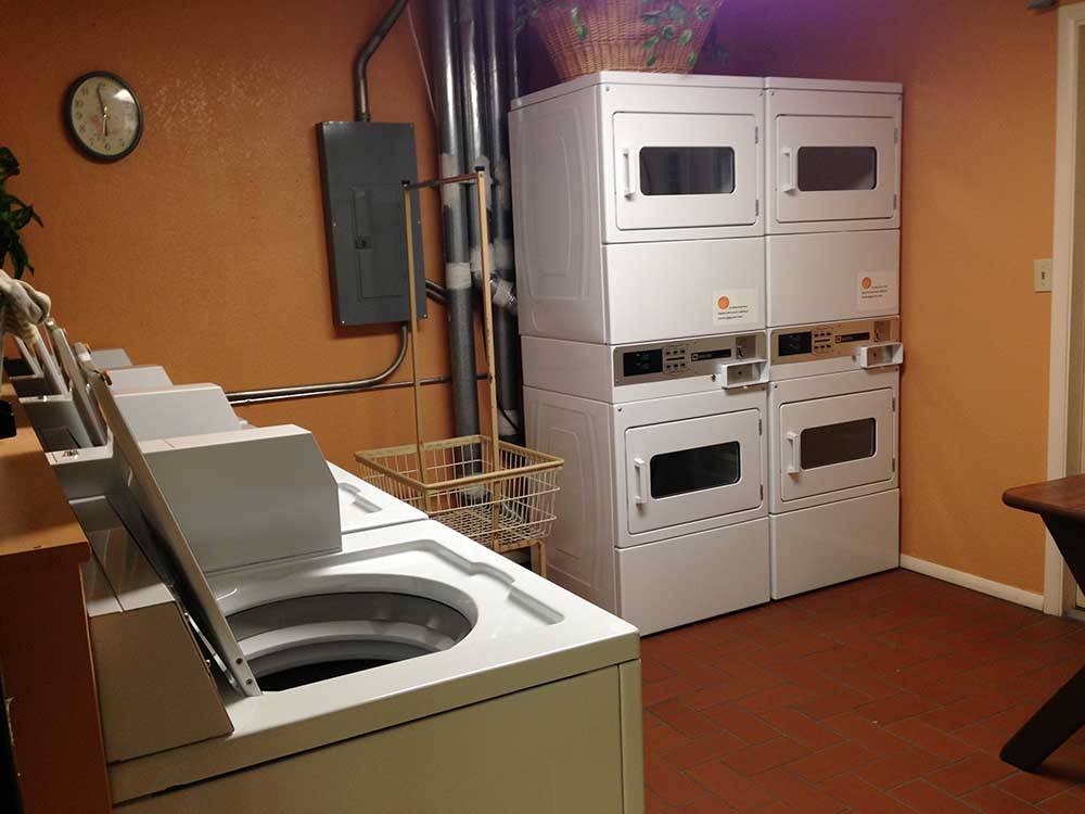 Laundry facilities for guests at J & H RV PARK