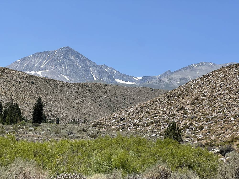 View of the mountains
