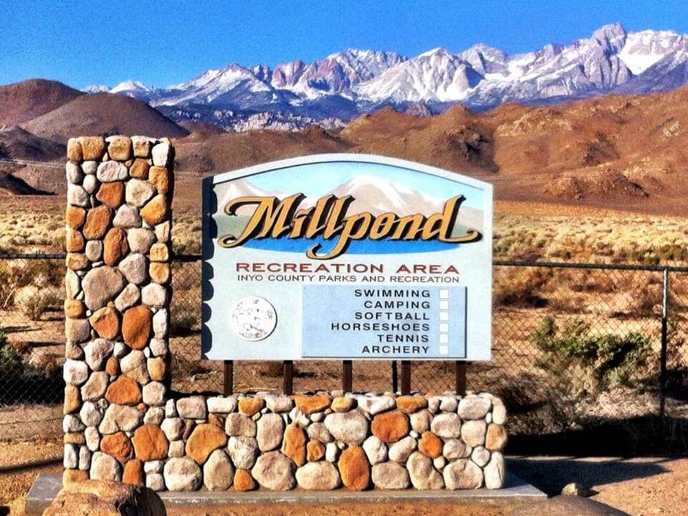 Rec area sign