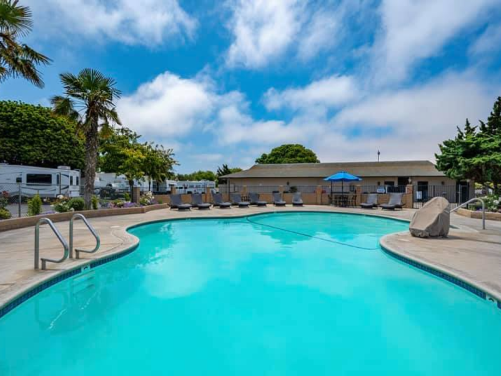 Pool Area at Pismo Sands RV Resort