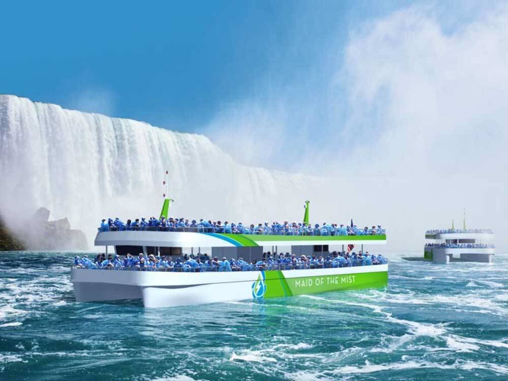 Maid of the Mist boat tours near NIAGARA FALLS CAMPGROUND & LODGING