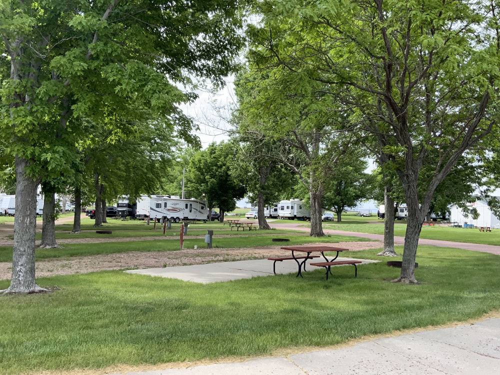 Paved sites at R & R Campground & RV Park