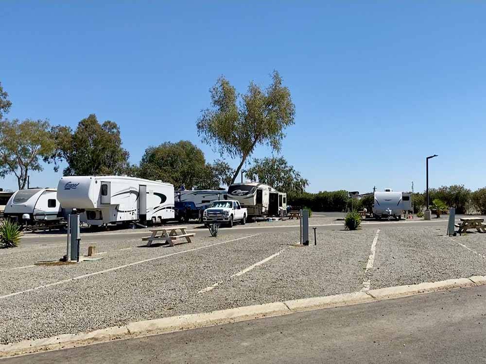 Open RV spots for camping at ALMOND TREE OASIS RV PARK