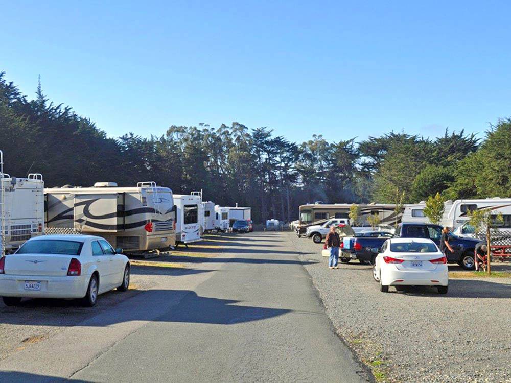 Ladies camping at BODEGA BAY RV PARK