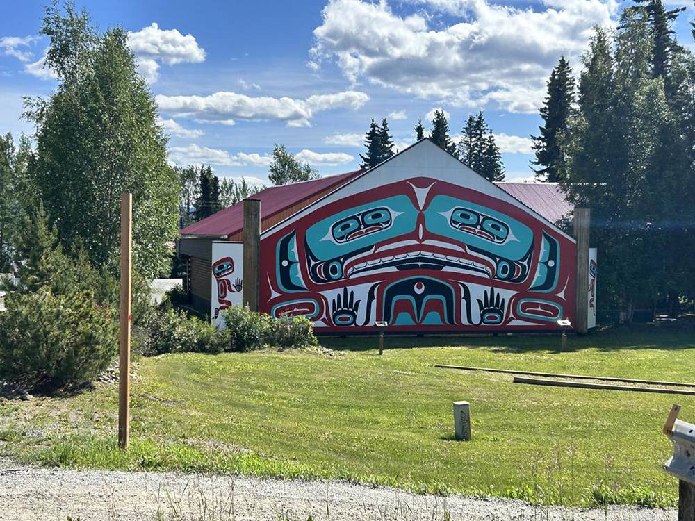Mural painted on the George Johnston Museum