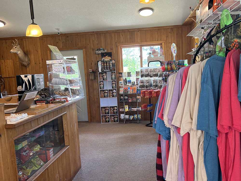 Inside of the general store at ROYAL OAKS RV PARK