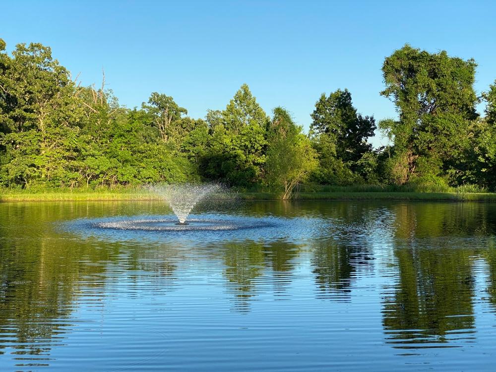 Water feature at Arrowhead Point RV Park & Campground