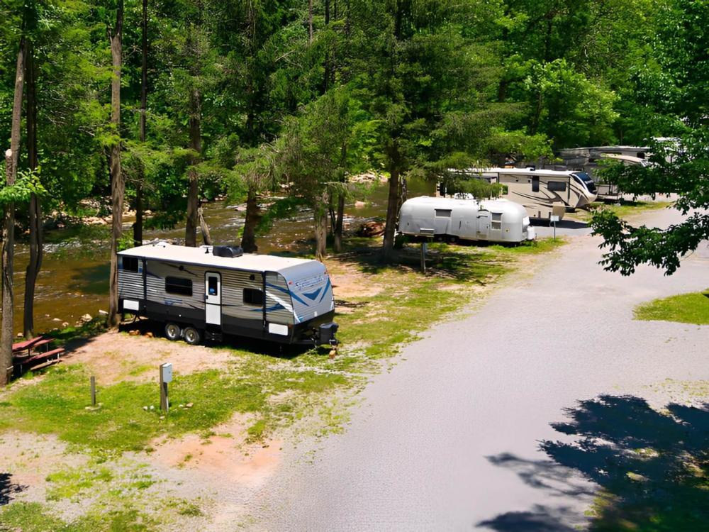 RV sites by the river