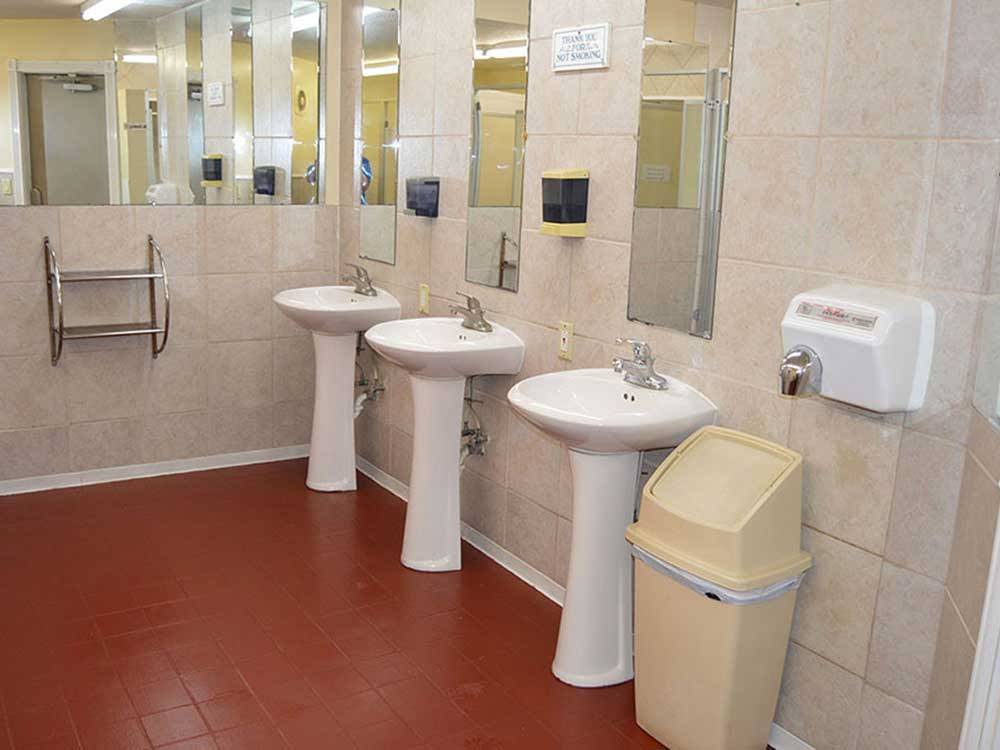 Bathrooms at INTERSTATE RV PARK