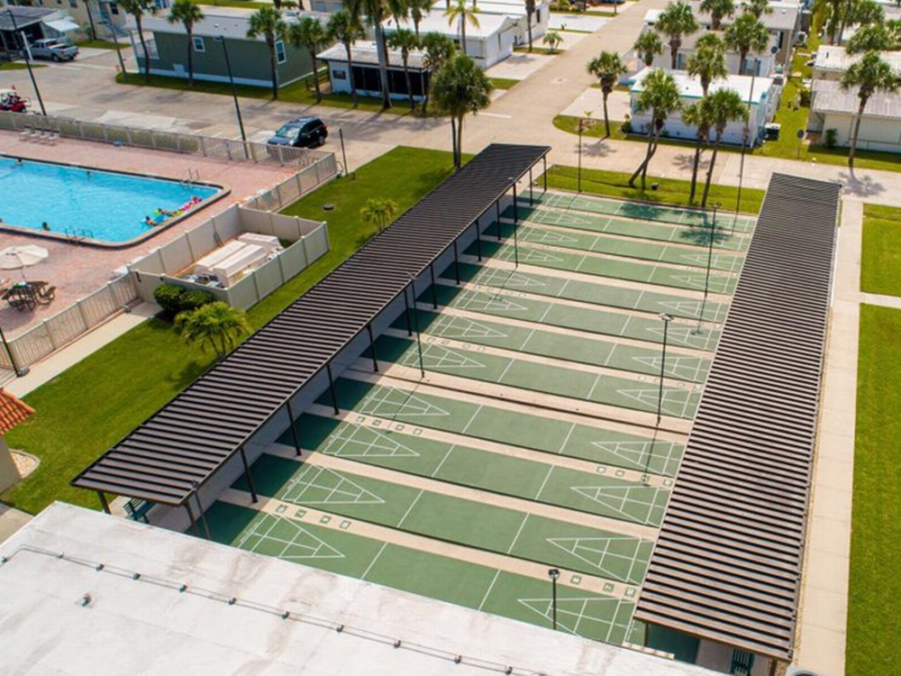 Shuffle ball court at Sun Resorts & Residences Sanibel Gateway