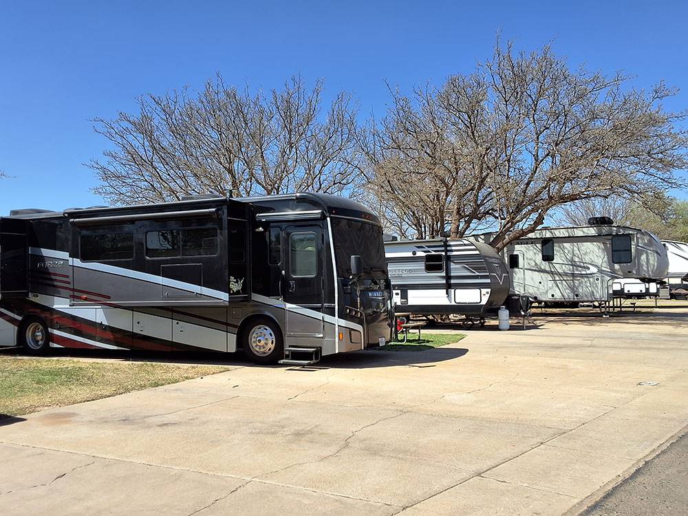 A large class A motorhome