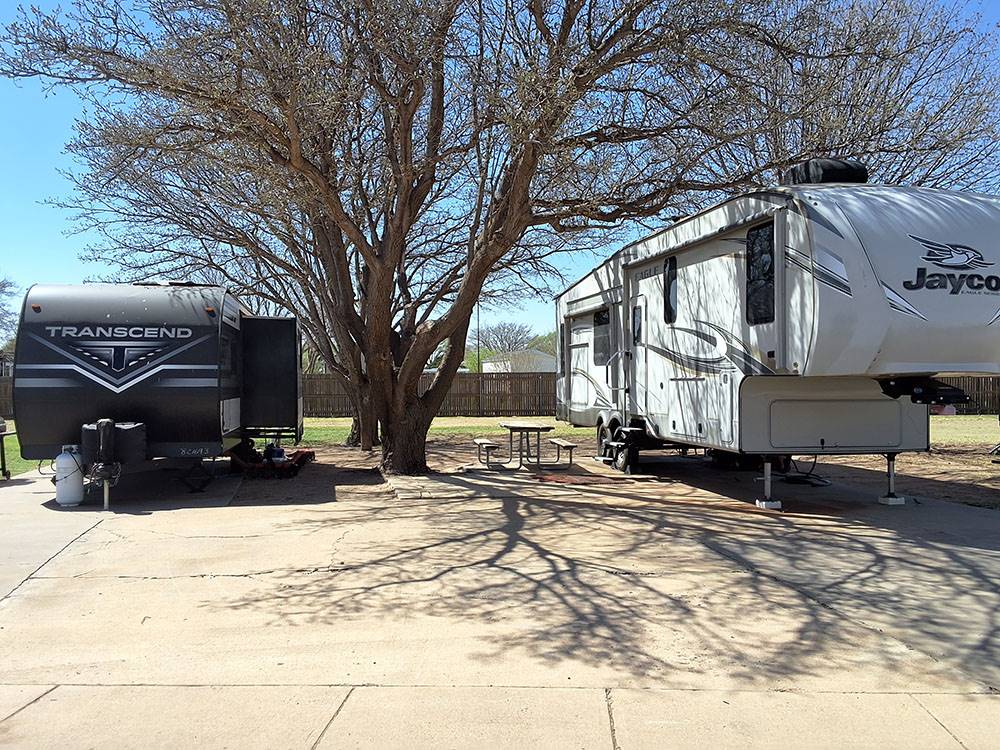 Trees between two RVs