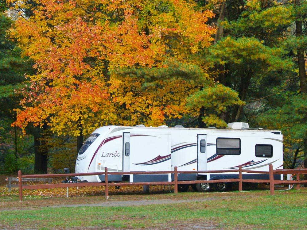 Trailer camping at LAKE GEORGE SCHROON VALLEY RESORT