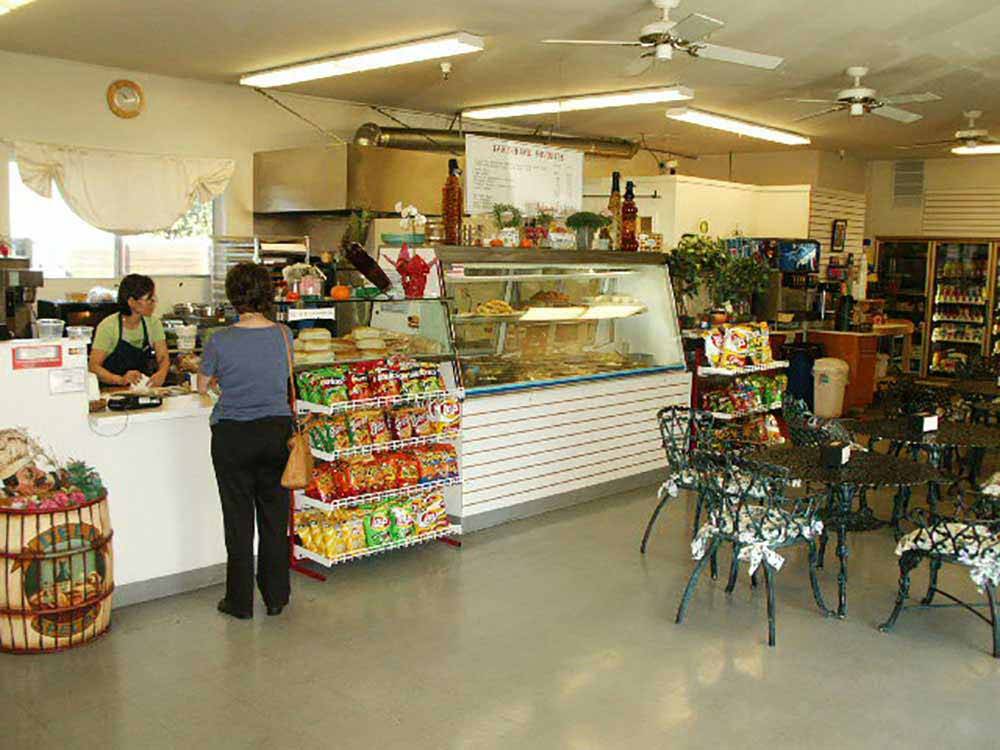 Inside of the general store at NOVATO RV PARK