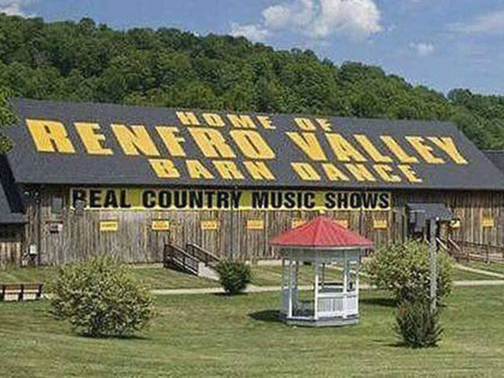 Outside of Renfro Valley Barn Dance at MUSIC VALLEY RV PARK