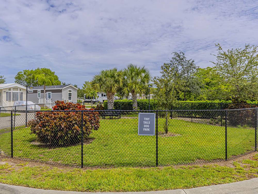 Enclosed Tiny Tails dog park