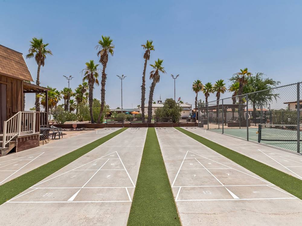 Shuffleball court