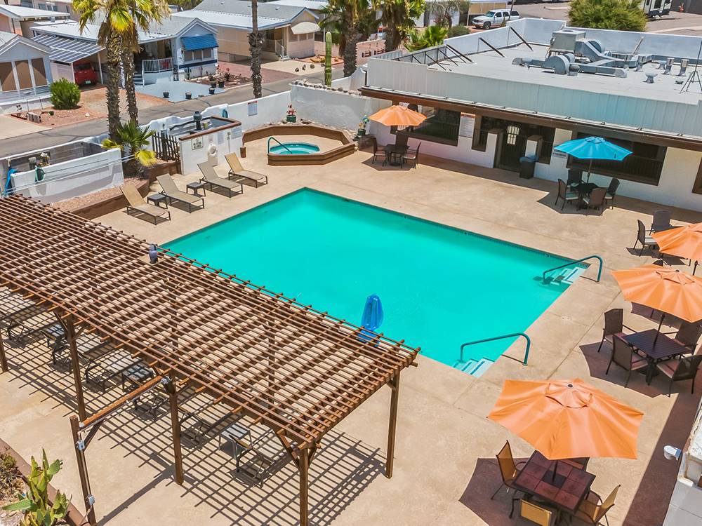 Pool from above