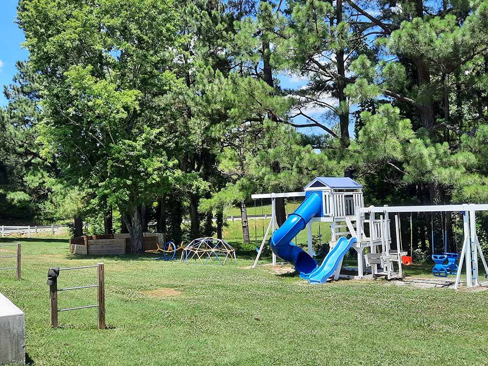 The playground equipment at OUTBACK RV RESORT