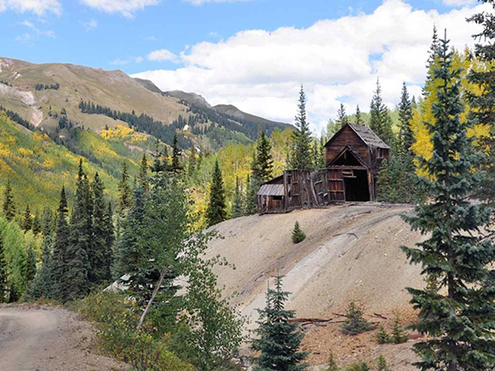 Guston Mine at Red Mountain Area at SILVER SUMMIT RV PARK