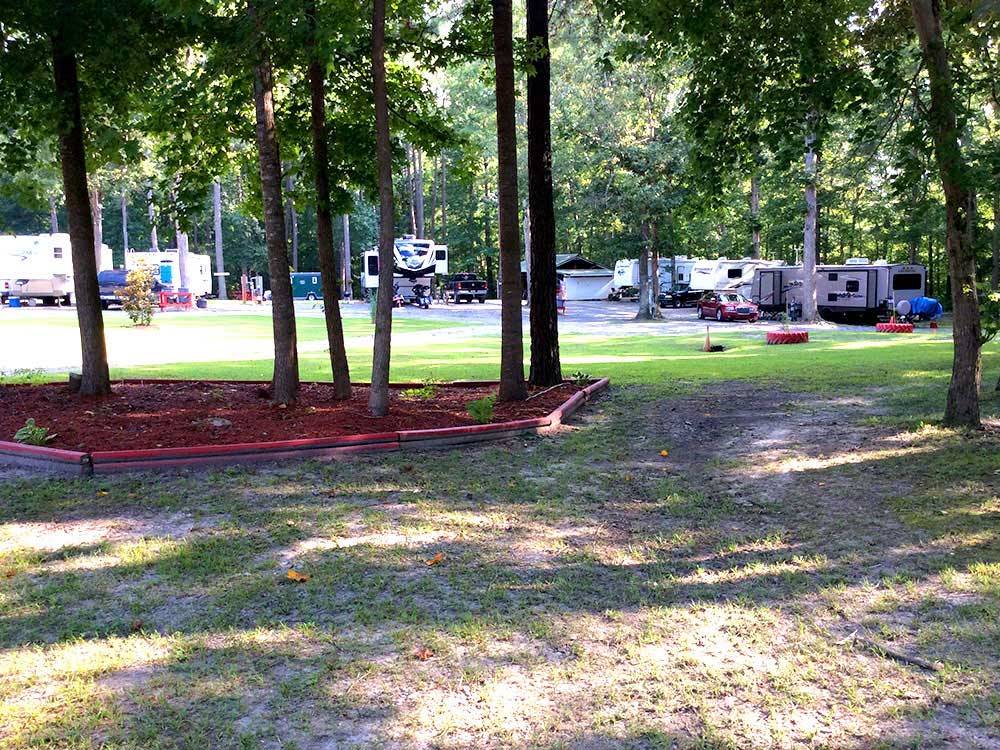 Trailers camping at CAMPTOWN CAMPGROUND