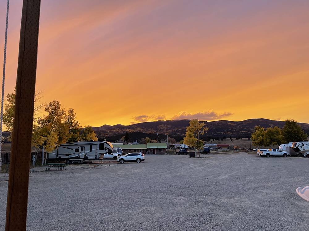 RV Sites at sunet