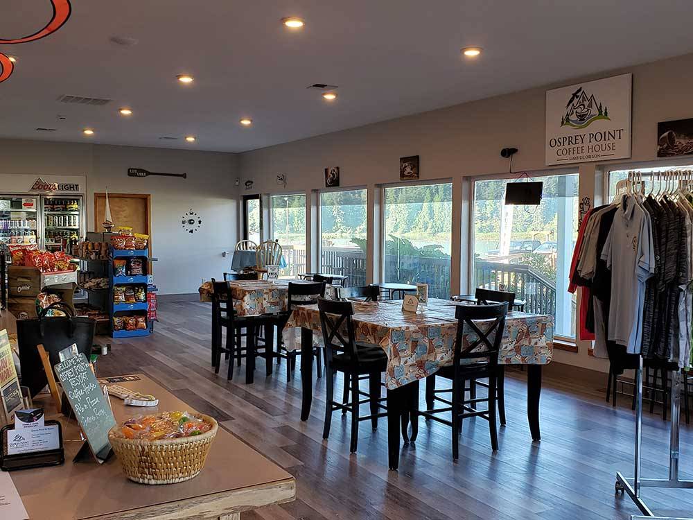 Interior of the store/gift shop at OSPREY POINT RV RESORT