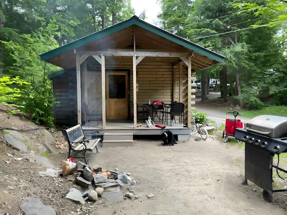 BBQ at cabin rental
