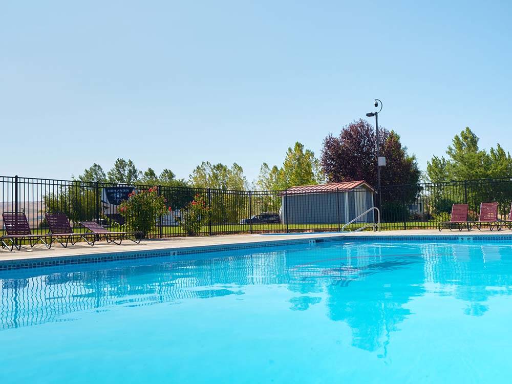 The swimming pool area at WILDHORSE RESORT & CASINO RV PARK