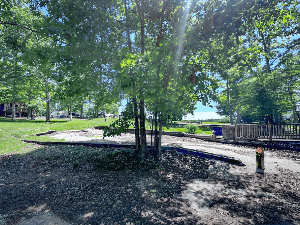 Open RV site at Beech Lake Family Camping Resort