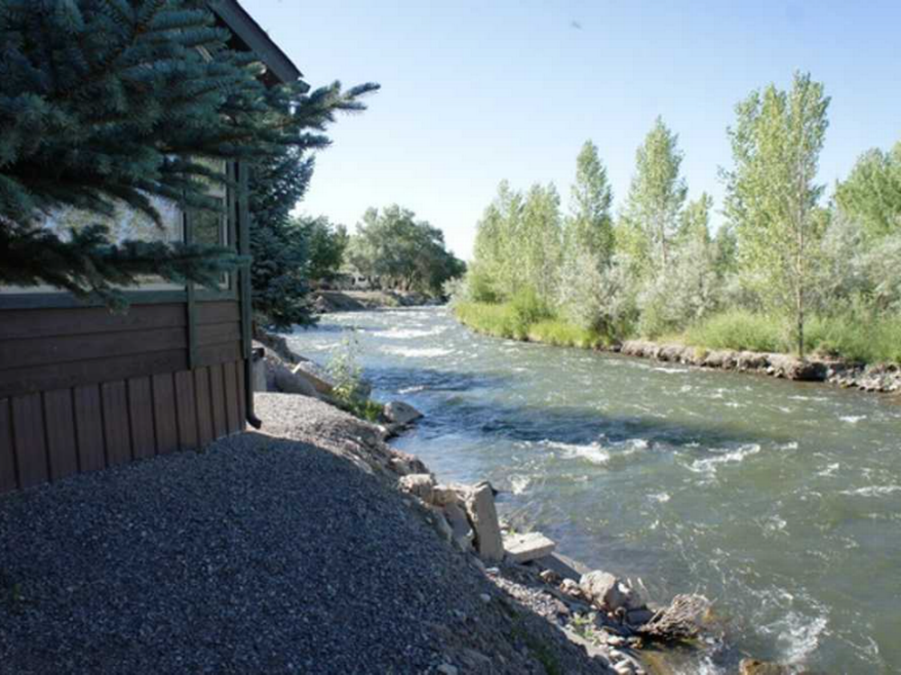 View of the water at Riverbend RV Park & Cabins