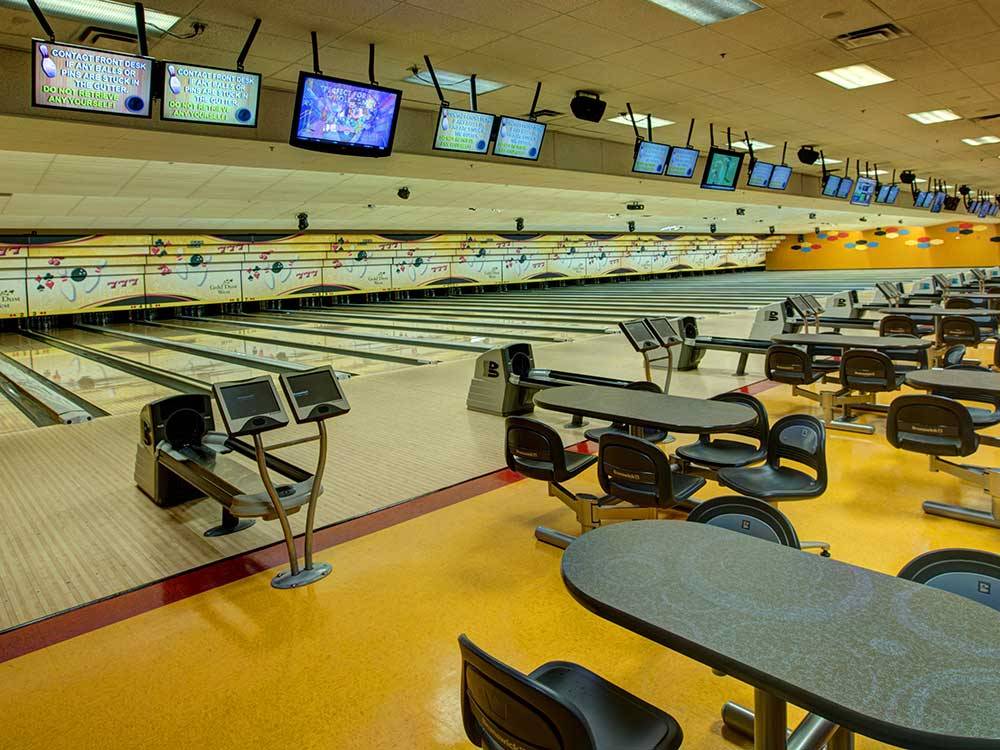 Bowling alley at GOLD DUST WEST CASINO & RV PARK