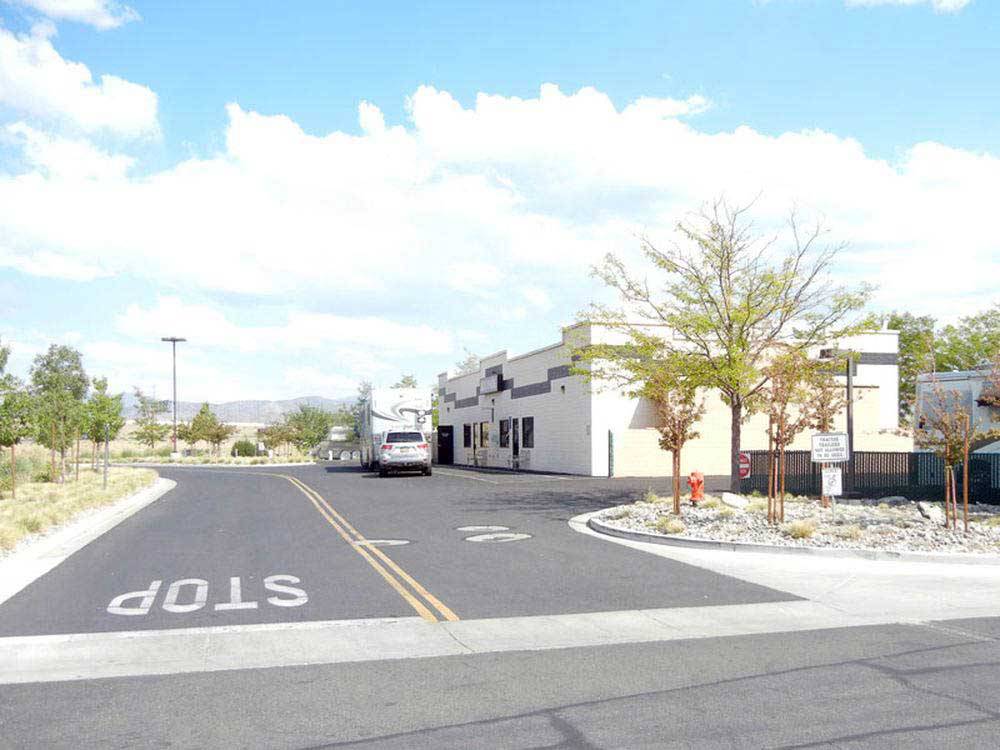 Road leading into casino at Gold Dust West Casino & RV Park